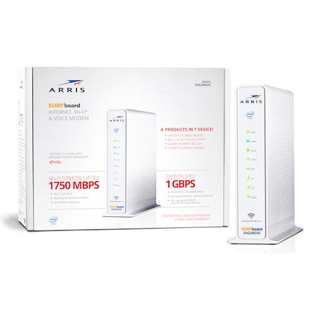 Arris SURFboard SVG2482AC DOCSIS 3.0 Internet, Wi-Fi/Voice Modem for Xfinity 1000425
